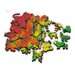 Пазл дерев'яний «Різнокольорові метелики, фігурні деталі», 500+1 ел., Trefl дополнительное фото 2.