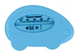 Принадлежности для купания: Термометр для воды Автомобиль (синий), Canpol babies
