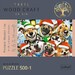 Пазл дерев'яний «Різдв'яні песики, фігурні деталі», 500+1 ел., Trefl дополнительное фото 3.