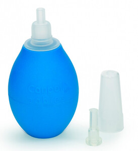 Аспиратор для носа с двумя насадками (синий), Canpol babies