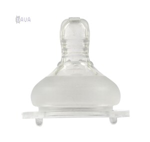 Пустышки и соски: Соска силиконовая антиколиковая для бутылочки с широким горлом, Baby team (медленный поток)