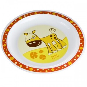 Детская посуда и приборы: Тарелка пластиковая мелкая Smile с лошадкой, Canpol babies