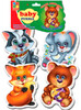 Беби-пазлы 4 в 1 Лесные жители, Vladi Toys