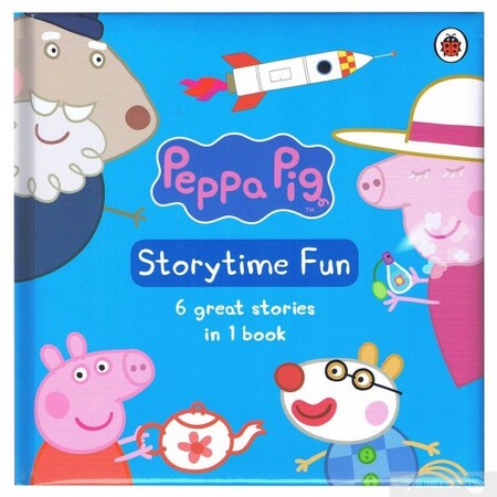 Художні книги: Peppa Pig: Storytime Fun (6 Great Stories in 1 Book with CD) [Ladybird]