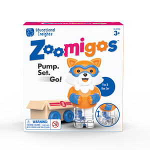Игры и игрушки: Весёлые гонки Zoomigos "Лис в машинке-коробке" Educational Insights