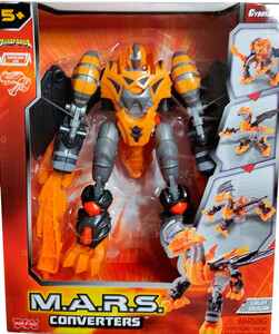 Фігурки: Робот-трансформер Goldy Dragon, M.A.R.S. Converters