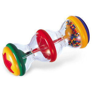 Игры и игрушки: Погремушка развивающая, разноцветные шарики, Tolo
