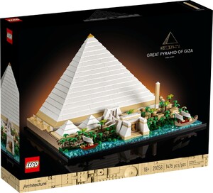 Наборы LEGO: Конструктор LEGO Architecture Піраміда Хеопса 21058