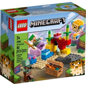 Ігри та іграшки: Конструктор LEGO Minecraft Кораловий риф 21164