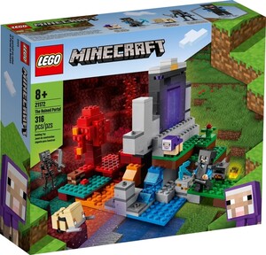Конструкторы: Конструктор LEGO Minecraft Разрушенный портал 21172