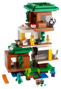 Конструкторы: Конструктор LEGO Minecraft Современный домик на дереве 21174