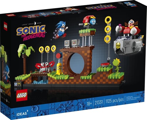 Наборы LEGO: Конструктор LEGO Ideas Їжачок Сонік— Зона із зеленим пагорбом 21331