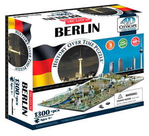 Ігри та іграшки: Об'ємний пазл Берлін 1300 елементів, 4D Cityscape