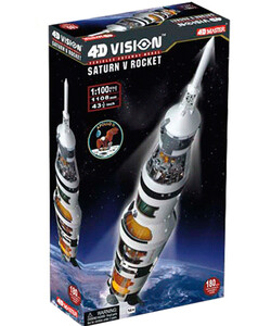 Моделирование: Модель Ракета-носитель Сатурн 5, 1:100, 4D Master