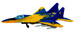 Модель истребителя МиГ-29 UA colors - конструктор, 1:144, 4D Master дополнительное фото 1.