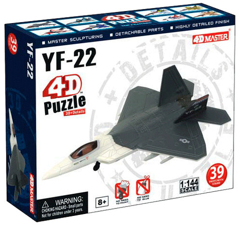 Моделирование: Модель истребителя YF-22 , 1:144, 4D Master