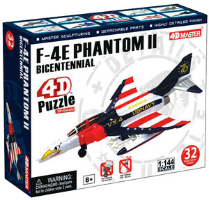 Повітряний транспорт: Модель винищувача F-4E Phantom II (Bicentennial), 1: 144, 4D Master