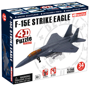 Игры и игрушки: Модель истребителя F-15E Strike Eagle (Ударный орел), 1:144, 4D Master
