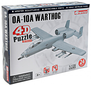 Пластмассовые конструкторы: Модель самолета OA-10A Warthog, 1:135, 4D Master