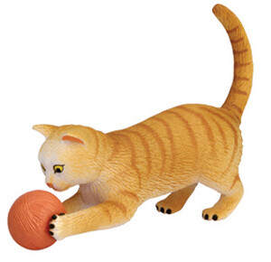 Игры и игрушки: Кот кремовый табби - объемный конструктор, 4D Master