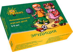 Ерудиція для дітей 6-9 років (російська мова). Гра настільна, Thinkers