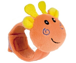 Ігри та іграшки: Погремушка на руку Друзья из джунглей Оранжевый жираф, Canpol babies