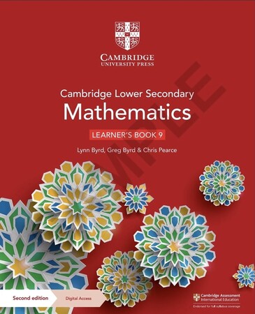 Обучение счёту и математике: Cambridge Lower Secondary Mathematics 2nd Edition 9 Learner's Book with Digital Access (1 Year)