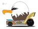 Машинка сборная с гонщиком Angry Birds, в ассортименте, Maisto дополнительное фото 3.