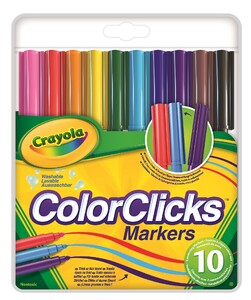 Товари для малювання: 10 з'єднуються фломастерів Color Click Crayola (58-5053)