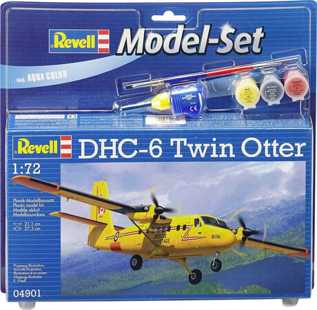 Сборные модели-копии: Сборная модель Revell Model Set Самолет DHC-6 Twin Otter 1:72 (64901)