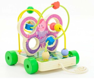 Мелкая моторика и сортировка: Лабиринт Бабочка малая, Мир деревянных игрушек