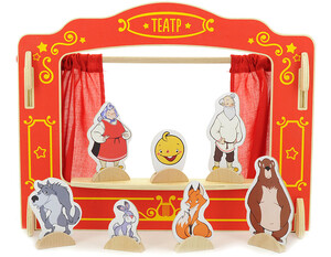 Ігри та іграшки: Ляльковий театр, Мир деревянных игрушек