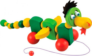 Розвивальні іграшки: Каталка дракончик, Світ дерев'яних іграшок