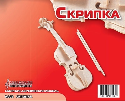 Дерев'яні конструктори: Скрипка, Мир деревянных игрушек