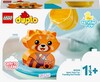 Конструктор LEGO DUPLO Веселое купание: плавающая красная панда 10964