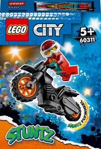Игры и игрушки: Конструктор LEGO City Огненный каскадерский мотоцикл 60311
