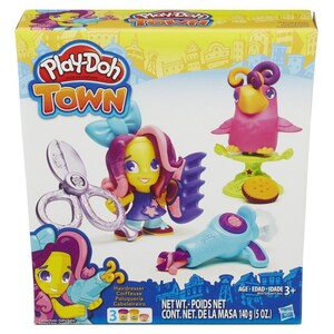 Ліплення та пластилін: Перукар і пташка, набір з пластиліном, Town, Play-Doh