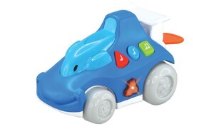 Игры и игрушки: Машинка синяя со световыми и звуковыми эффектами