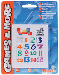 Ігри та іграшки: П'ятнашки - цифри, 10 x 12 см