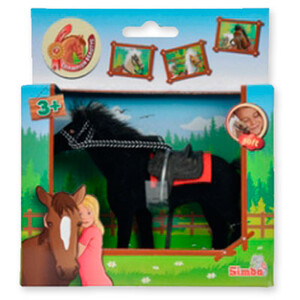 Игры и игрушки: Лошадка вороная, 11 см