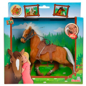 Игры и игрушки: Лошадка соловая, 19 см