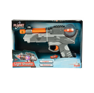 Игры и игрушки: Меткий стрелок, лазерное оружие (оранжевый ствол) Simba