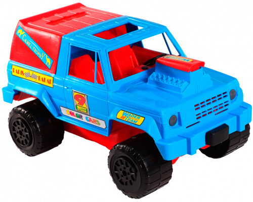 Автомобили: Джип - машинка, сине-красный, Wader