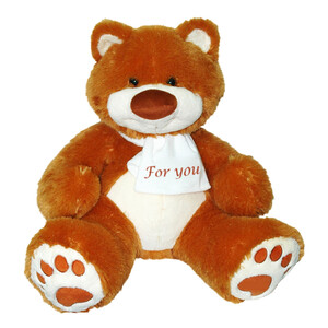 Тварини: М'яка іграшка ведмідь Мемедік (бурий) 50 см, For you