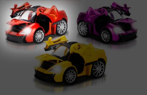Машинки: Інерційна машина (світло, звук) червона (250-27189019)