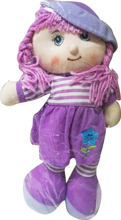 Ляльки і аксесуари: М'яконабивна лялька в капелюшку, 36 см (250-27782012)