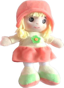 Ігри та іграшки: М'яконабивна лялька Ромашка, 20 см