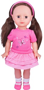 Куклы: Кукла в розовой юбочке, 40 см