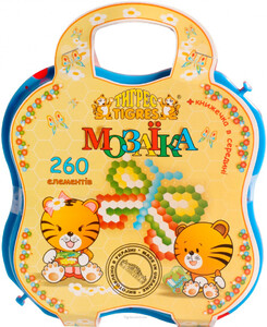 Пазли і головоломки: Розвиваюча іграшка Мозаїка, бірюзова і помаранчева