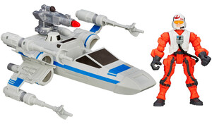 Игры и игрушки: Истребитель X-wing и пилот Сопротивления, Звездные войны, Hasbro